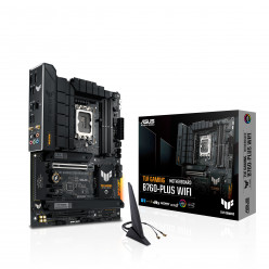 Материнская плата ASUS TUF Gaming B760-PLUS WIFI, сокет 1700, 13 фаз, Intel® B760 (процессор 13/12-го поколения), 4xDDR5-7200, HDMI, DP, встроенная видеокарта CPU, 2xPCIe X16 5.0, 4xSATA3, RAID, 3xM.2 4.0, 2xPCIe X1, ALC897 7.1/SPDIF, 1x2.5GbE LAN, WiFi6/